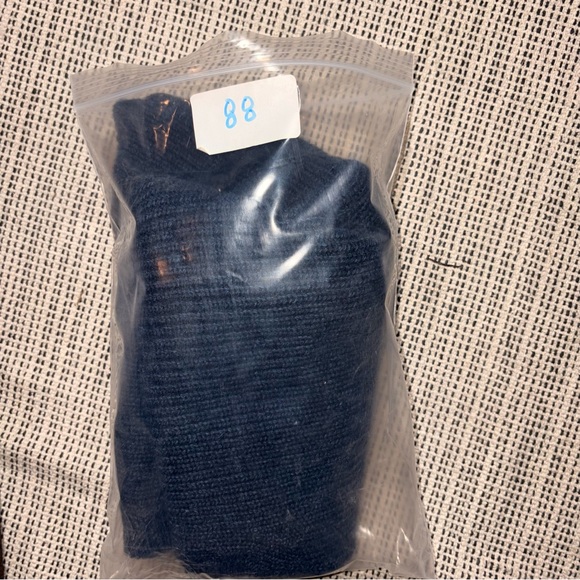 ZARA Kids' Knitted Sweater Vest Size 13-14 In Navy - Picture 5 of 5